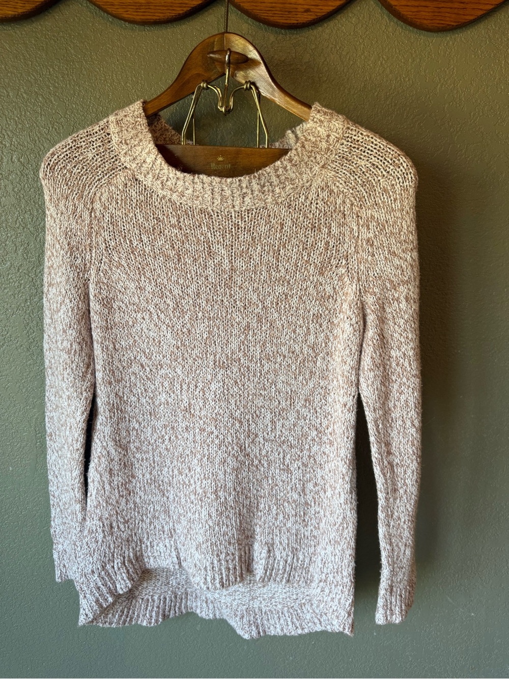 LOFT Marled Crewneck Sweater